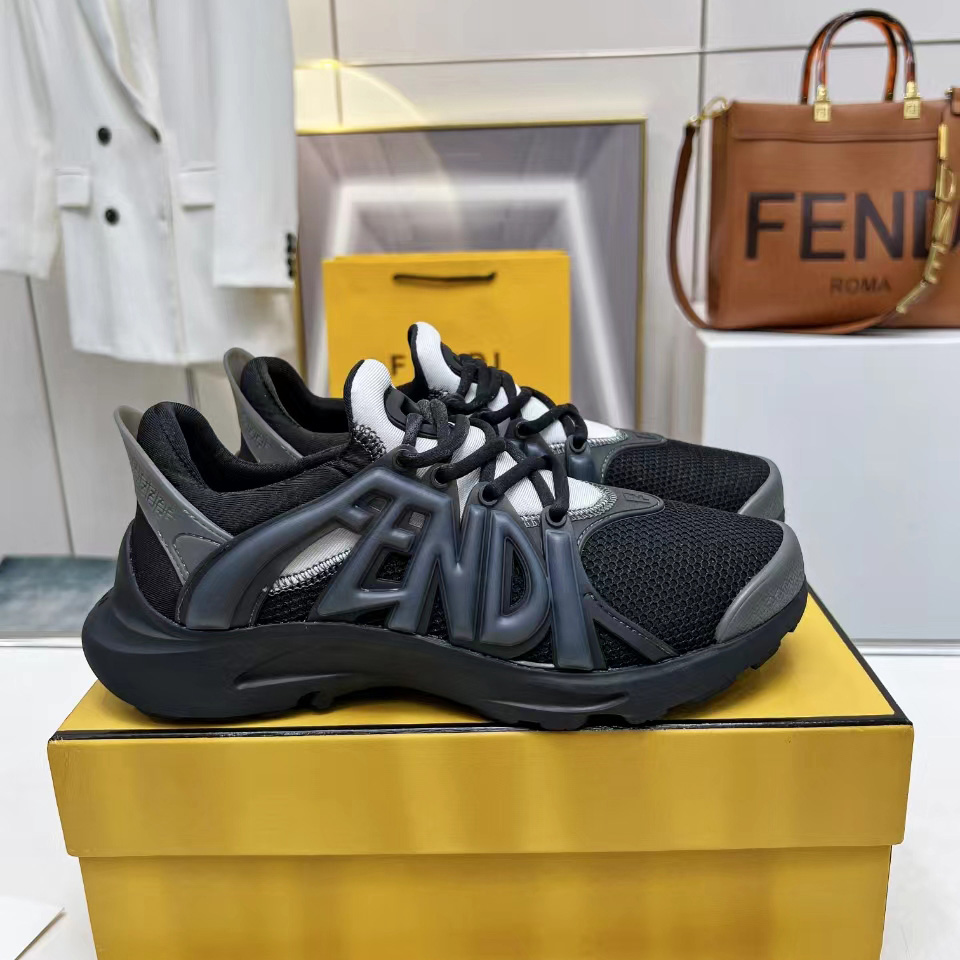 Fendi Tag Sneakers - DesignerGu