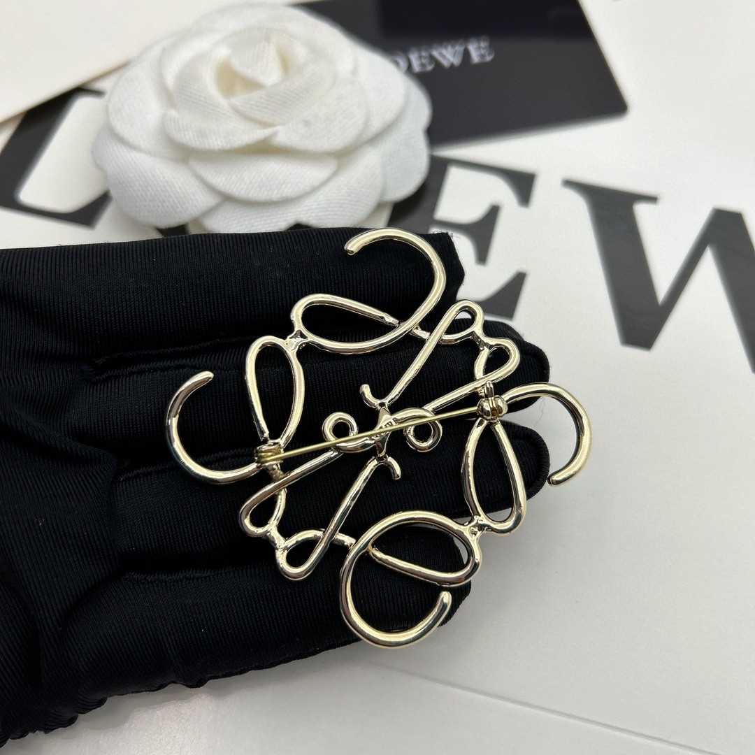 Loewe Anagram Brooch - DesignerGu