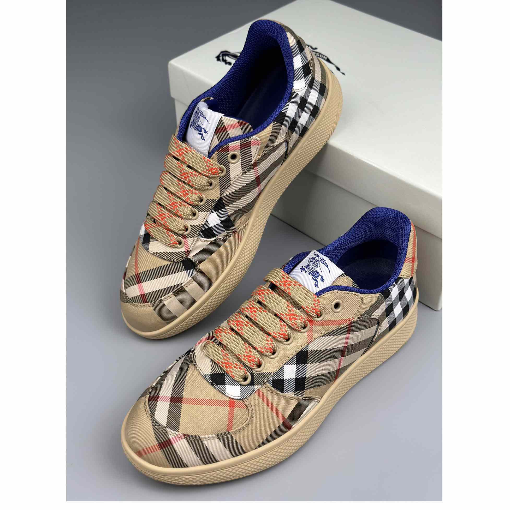 Burberry Check Terrace Sneakers - DesignerGu