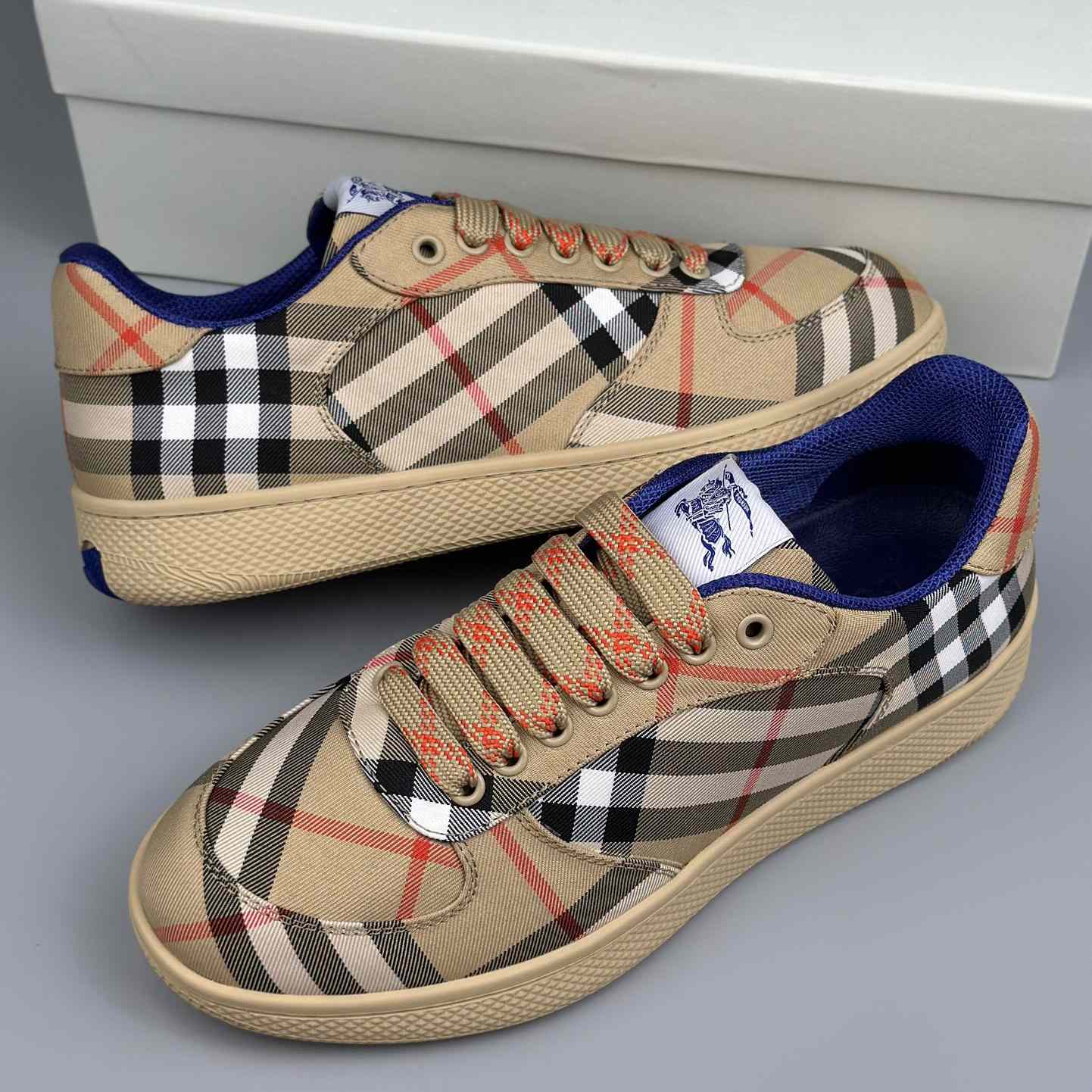 Burberry Check Terrace Sneakers - DesignerGu