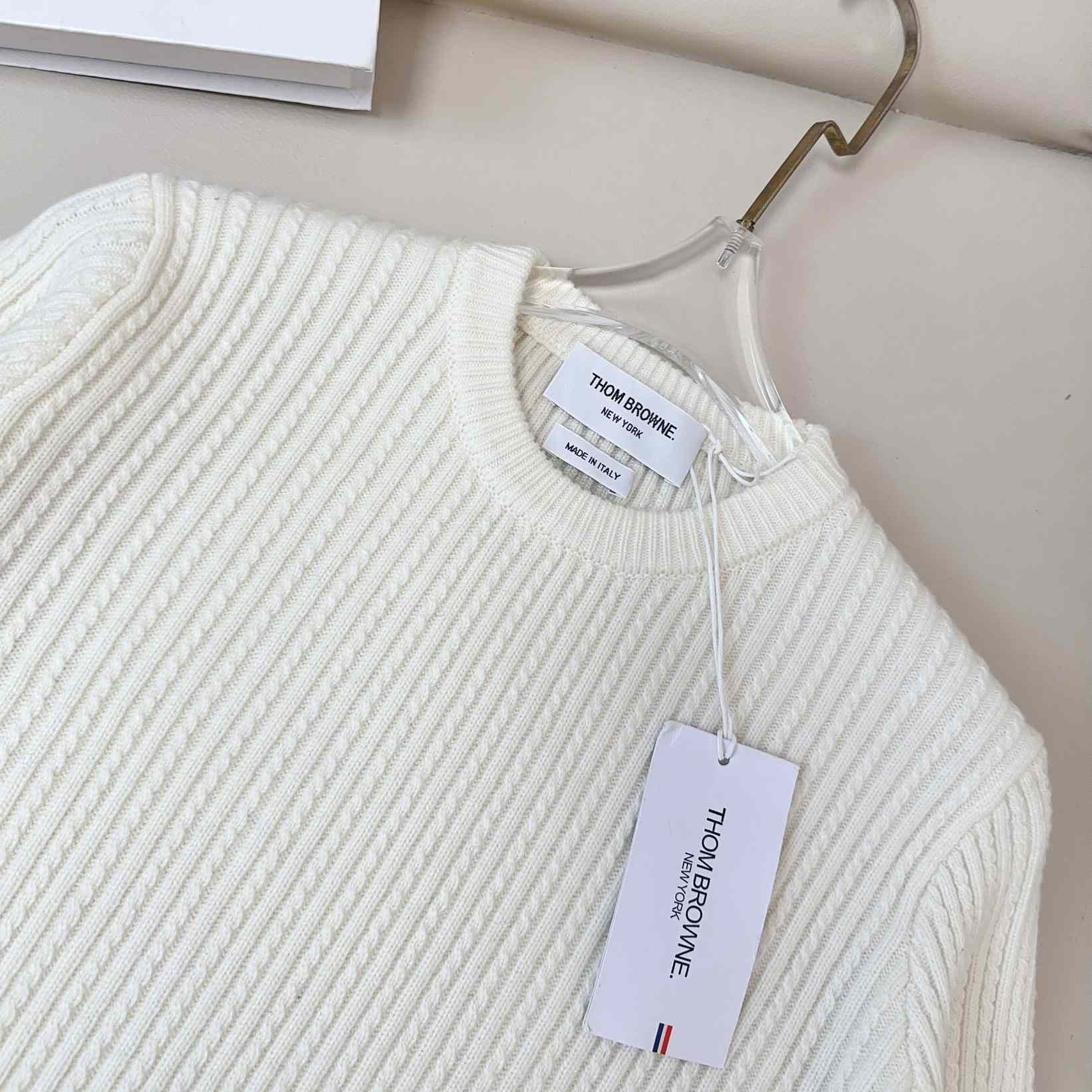 Thom Browne Knitted Sweater - DesignerGu