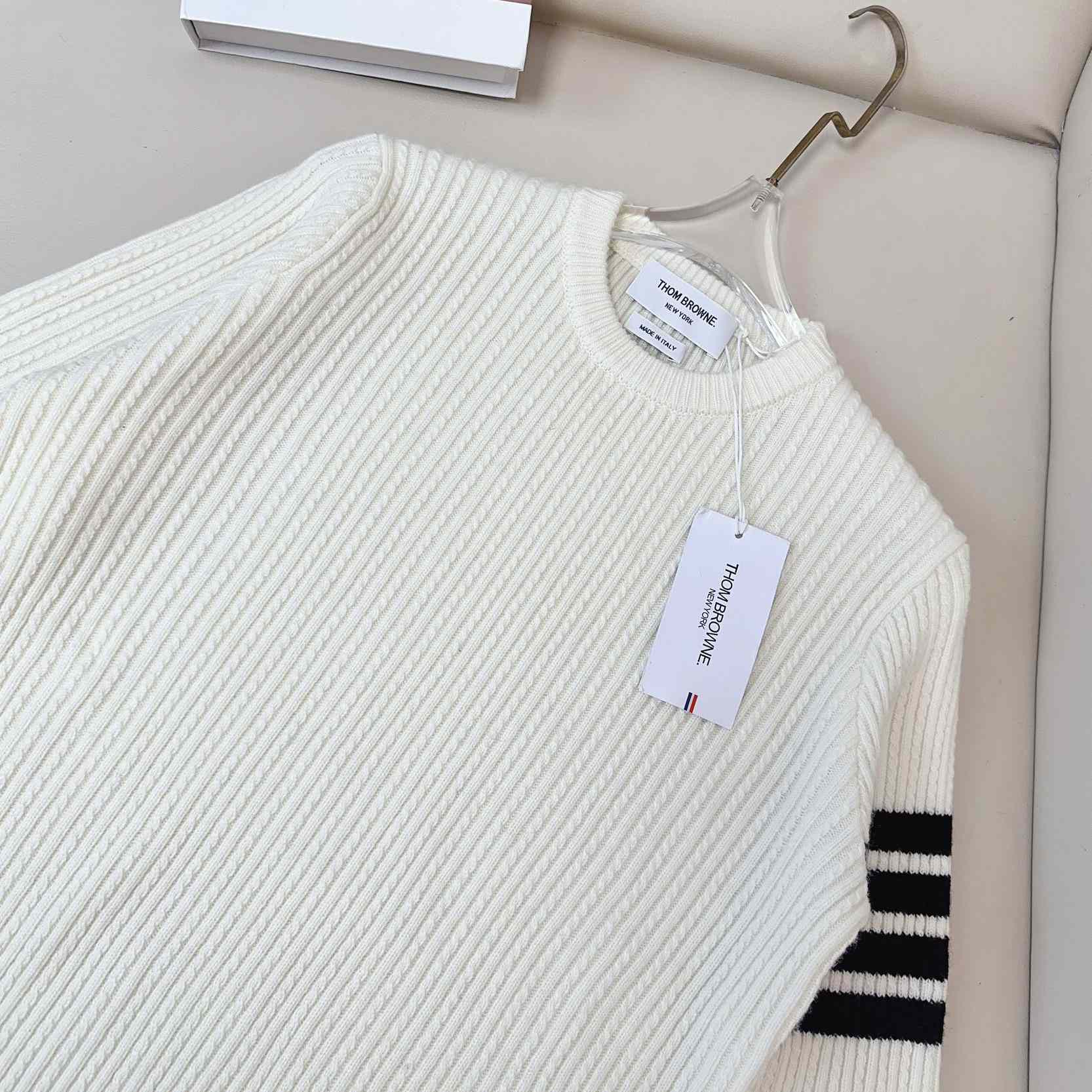 Thom Browne Knitted Sweater - DesignerGu