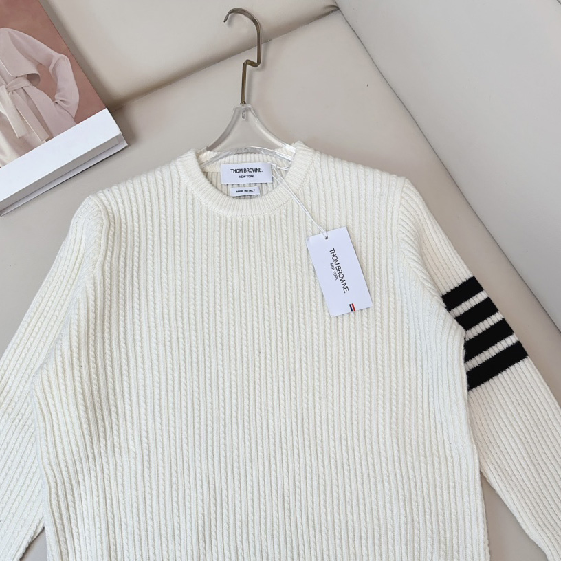 Thom Browne Knitted Sweater - DesignerGu