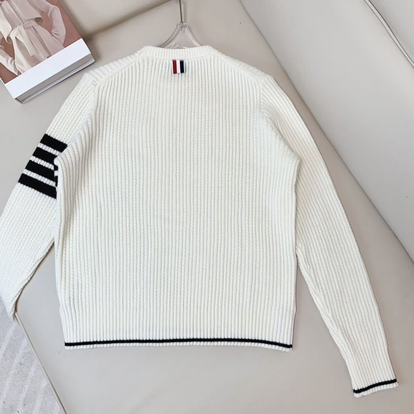 Thom Browne Knitted Sweater - DesignerGu