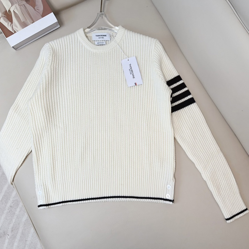 Thom Browne Knitted Sweater - DesignerGu
