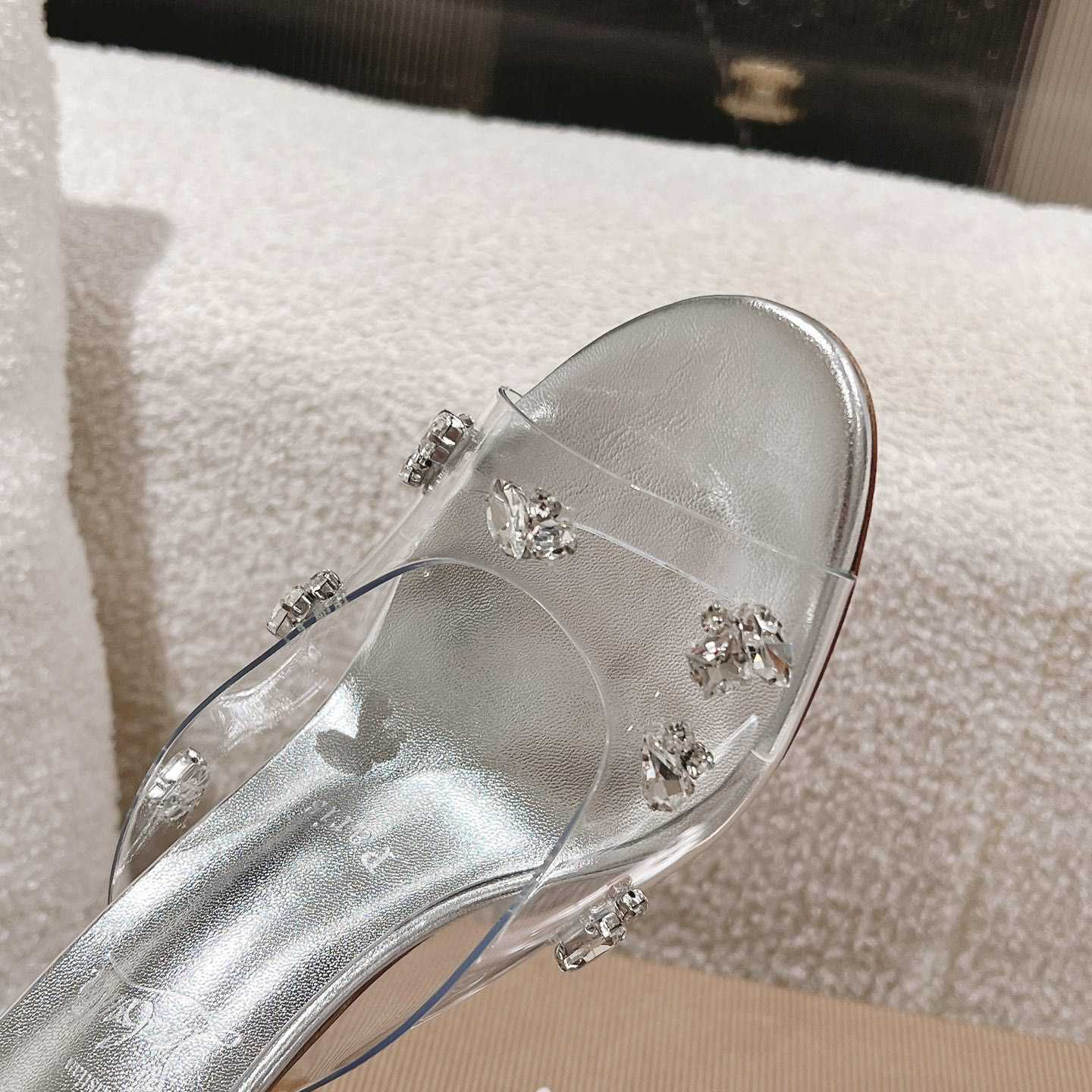 Christian Louboutin Degraqueen 85mm Crystal-embellished Mules - DesignerGu