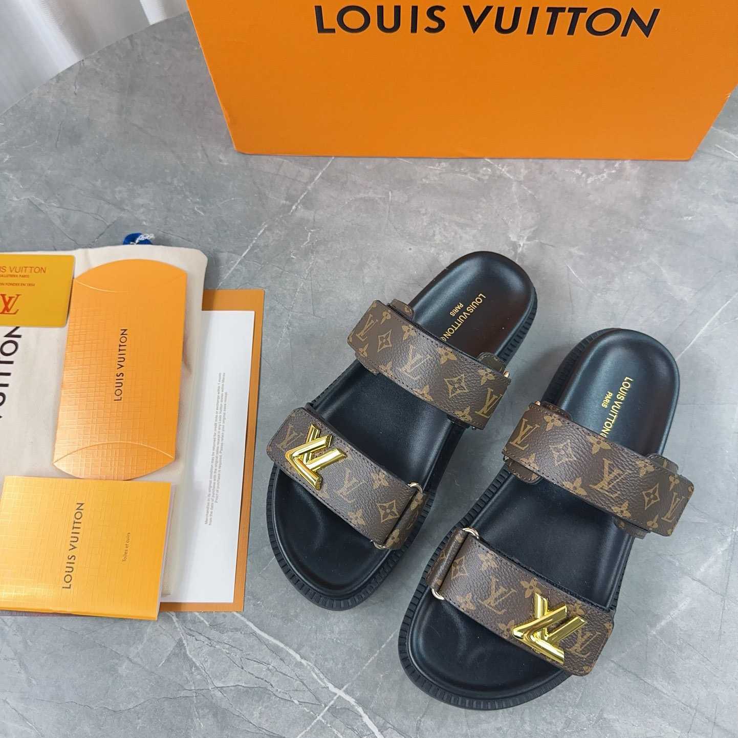 Louis Vuitton LV Sunset Flat Comfort Mule   1AD1HE - DesignerGu