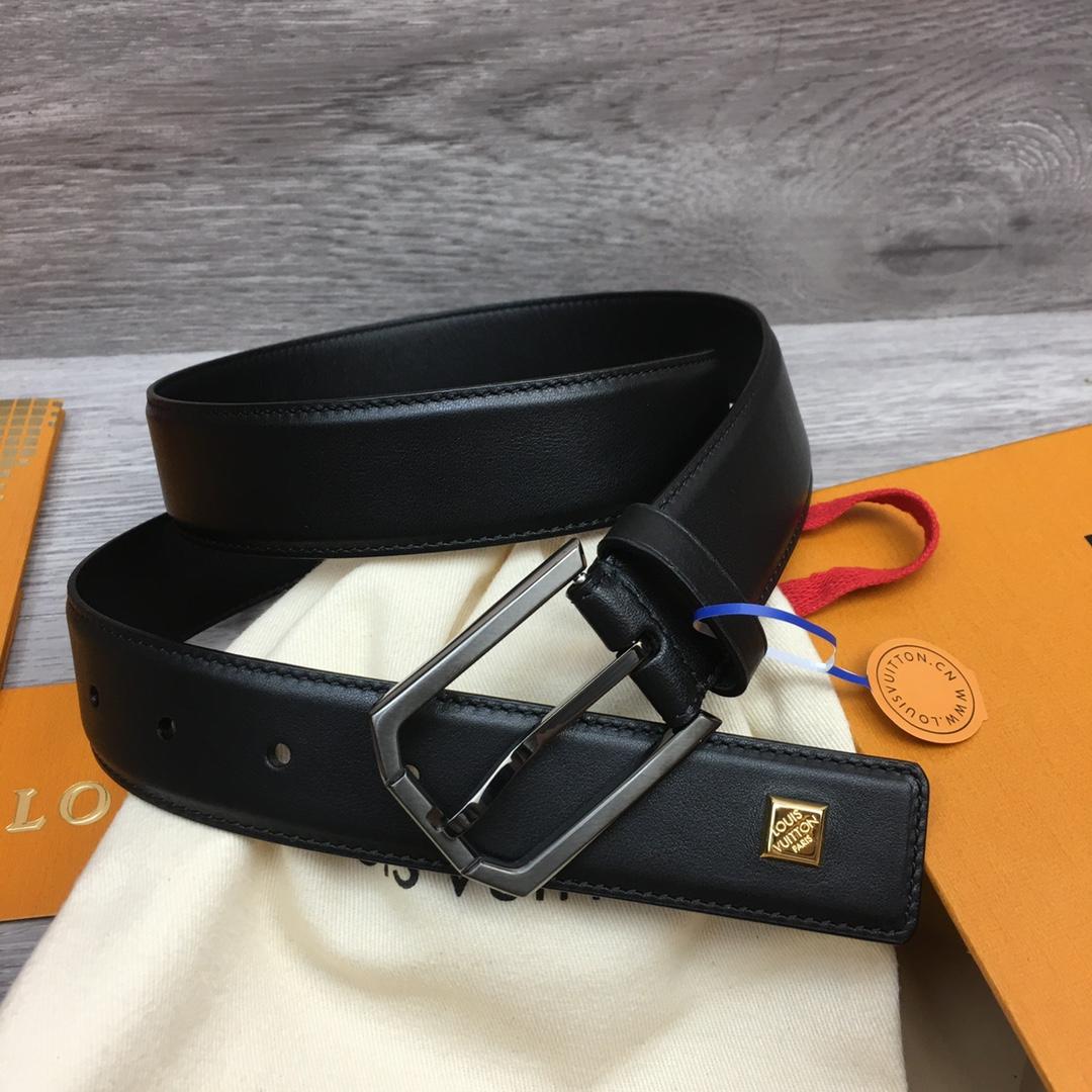 Louis Vuitton 35mm Leather Belt - DesignerGu