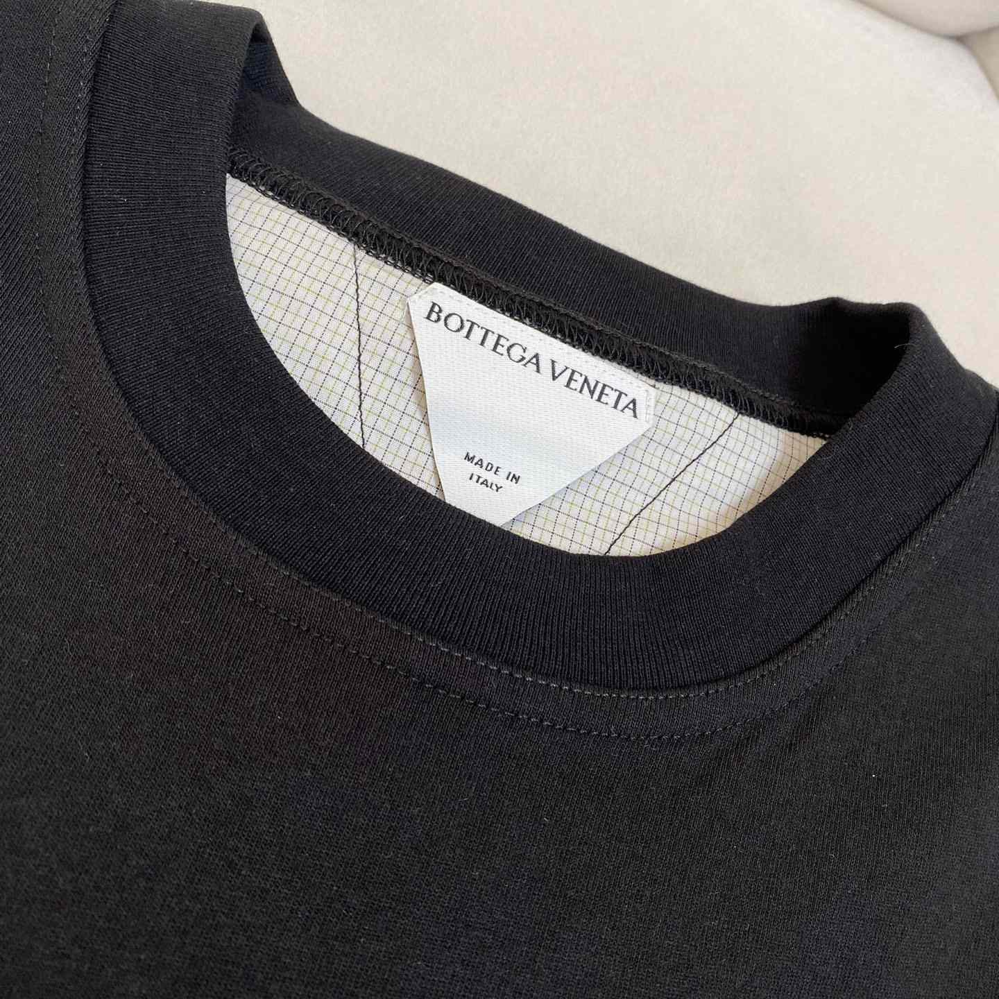 Bottega Veneta Double Layer Striped Cotton T-Shirt - DesignerGu