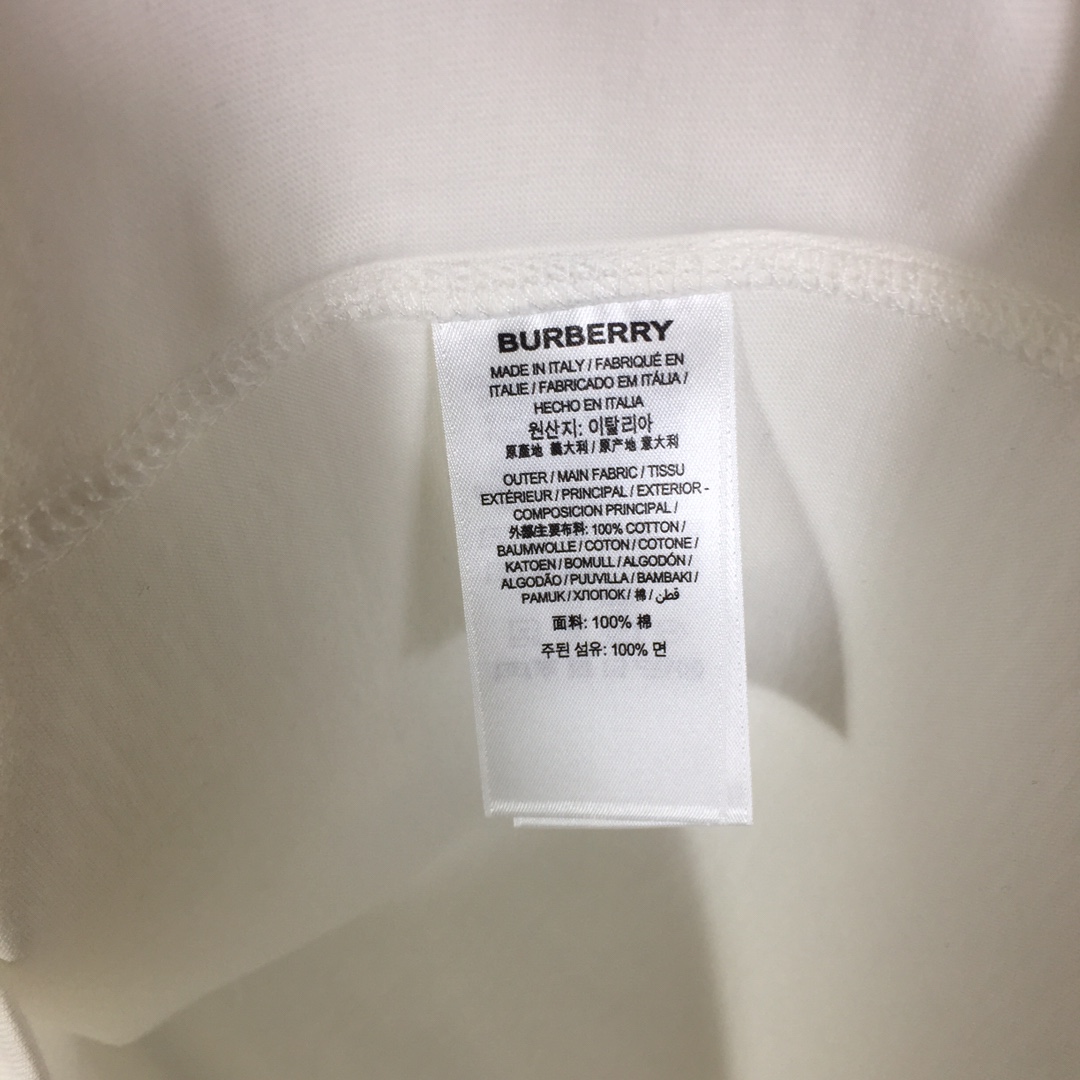 Burberry Embroidered Monogram EKD Tee - DesignerGu