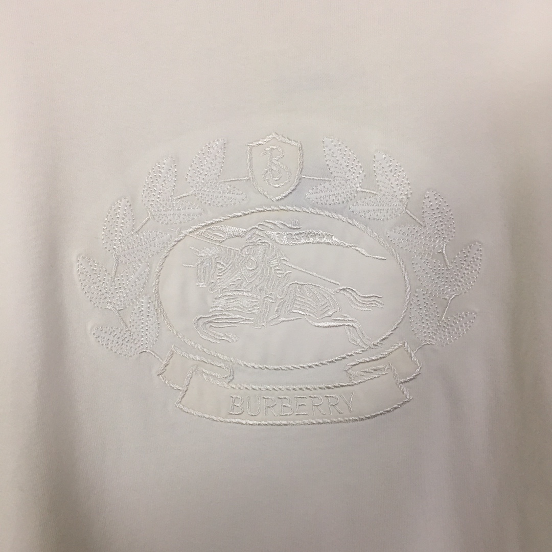 Burberry Embroidered Monogram EKD Tee - DesignerGu