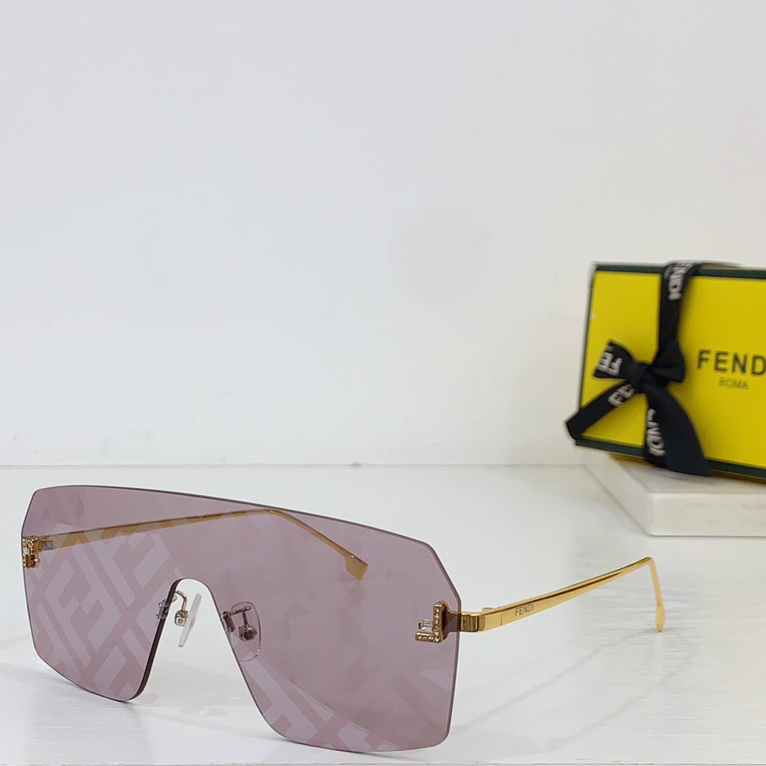 Fendi First Crystal Shield Sunglasses    FE4121US - DesignerGu