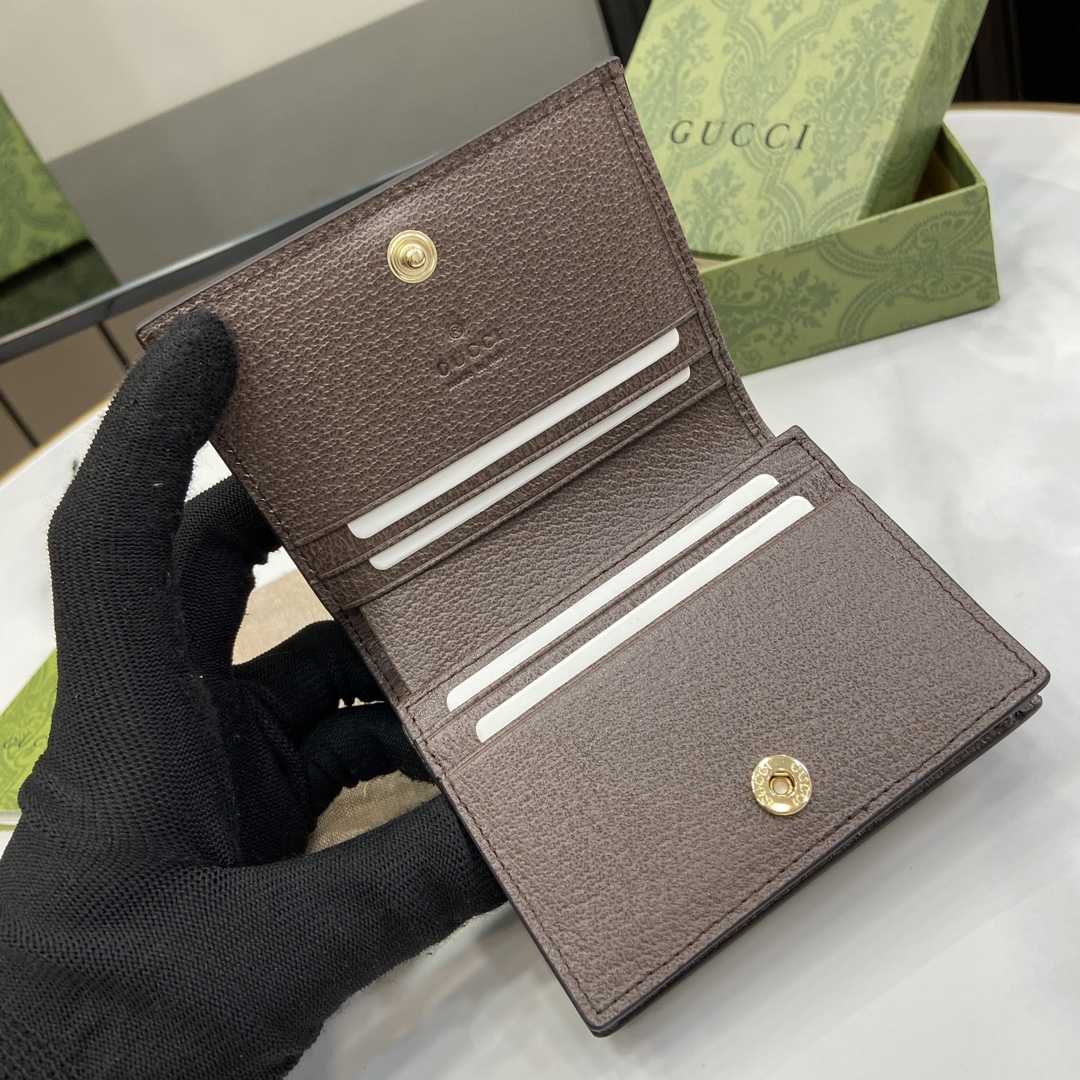 Gucci Ophidia GG Card Case Wallet - DesignerGu