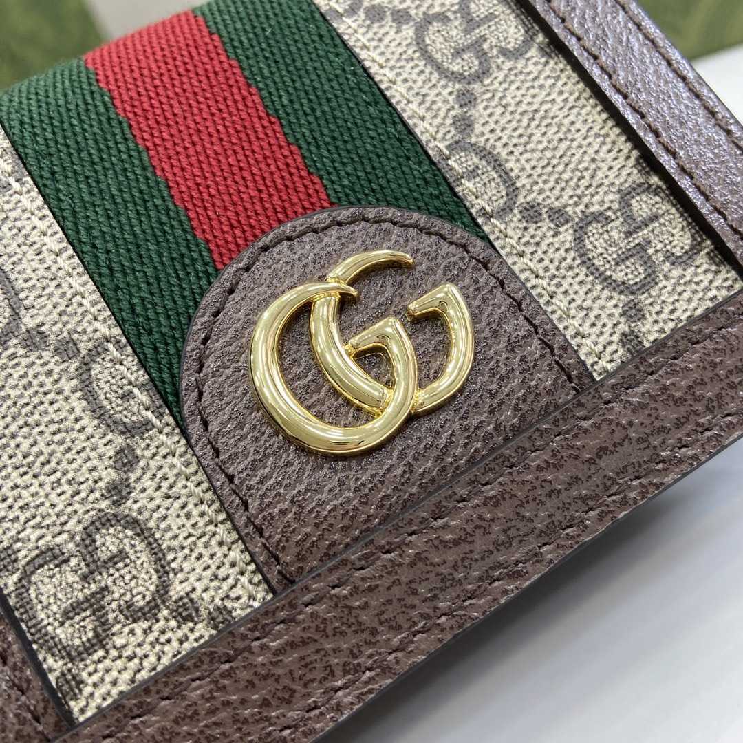 Gucci Ophidia GG Card Case Wallet - DesignerGu