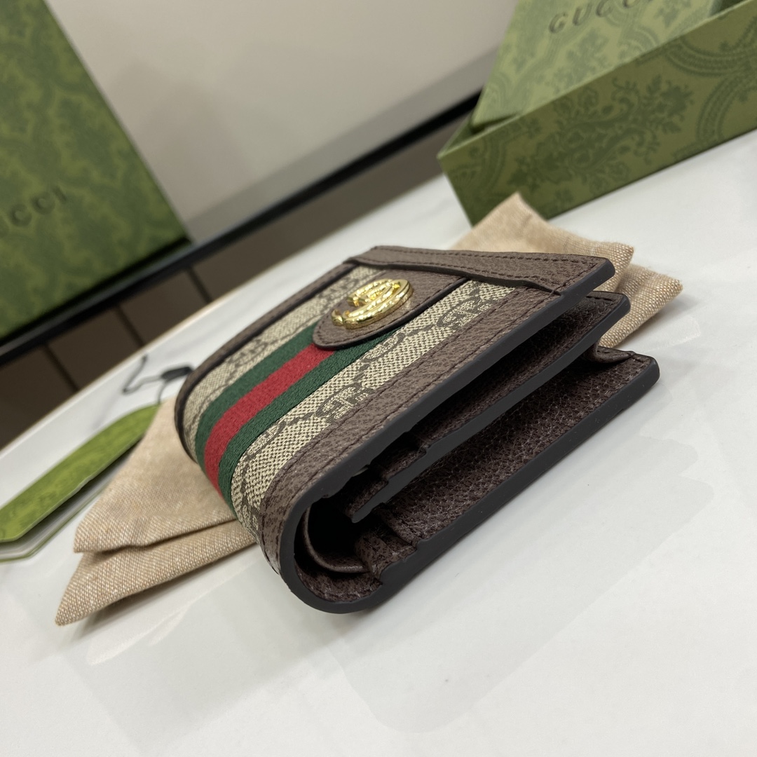 Gucci Ophidia GG Card Case Wallet - DesignerGu