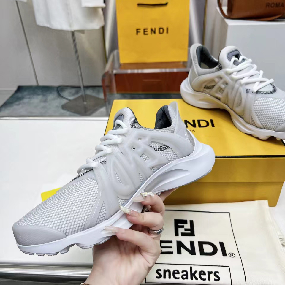 Fendi Tag Sneakers - DesignerGu