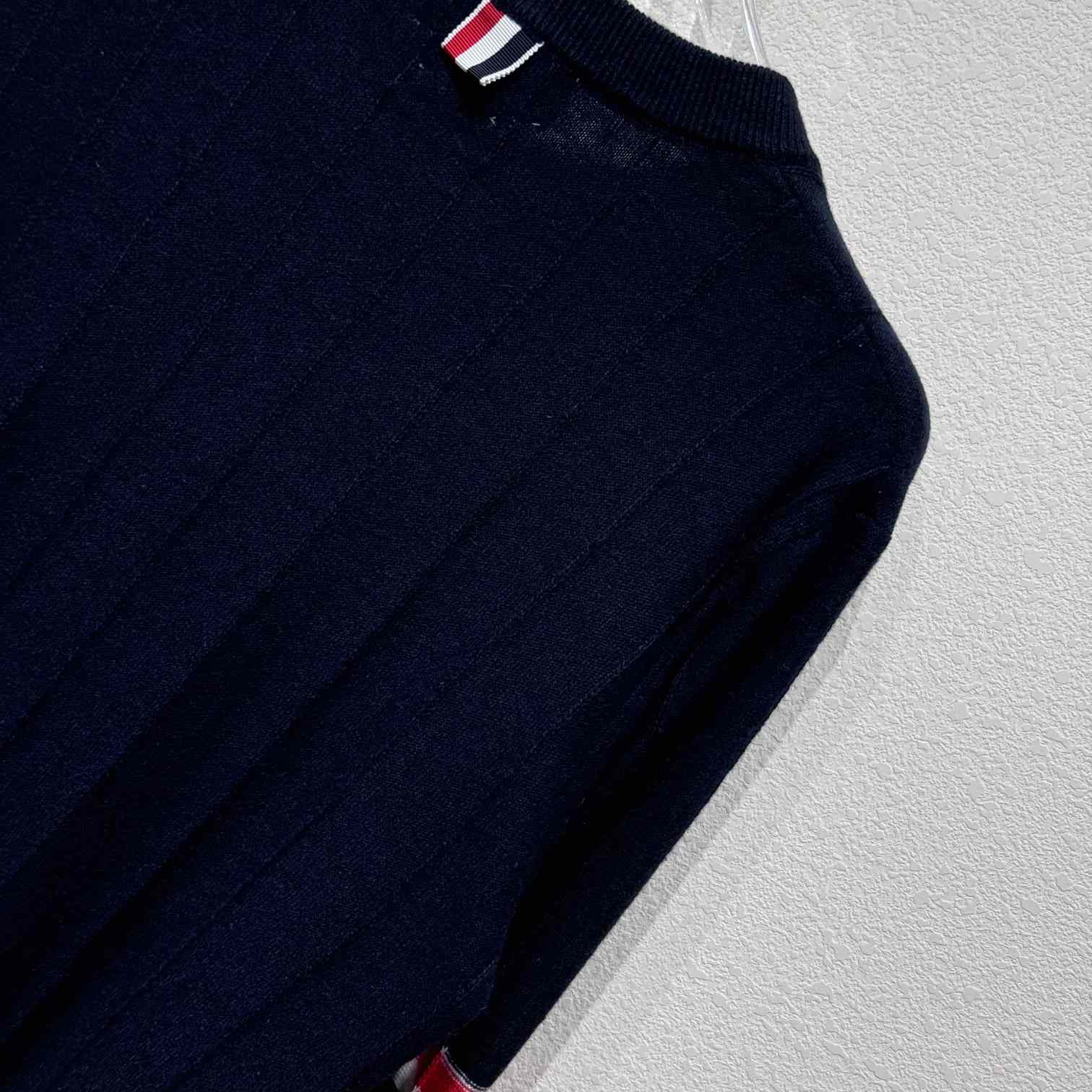 Thom Browne RWB-stripe Long-sleeve Jumper - DesignerGu