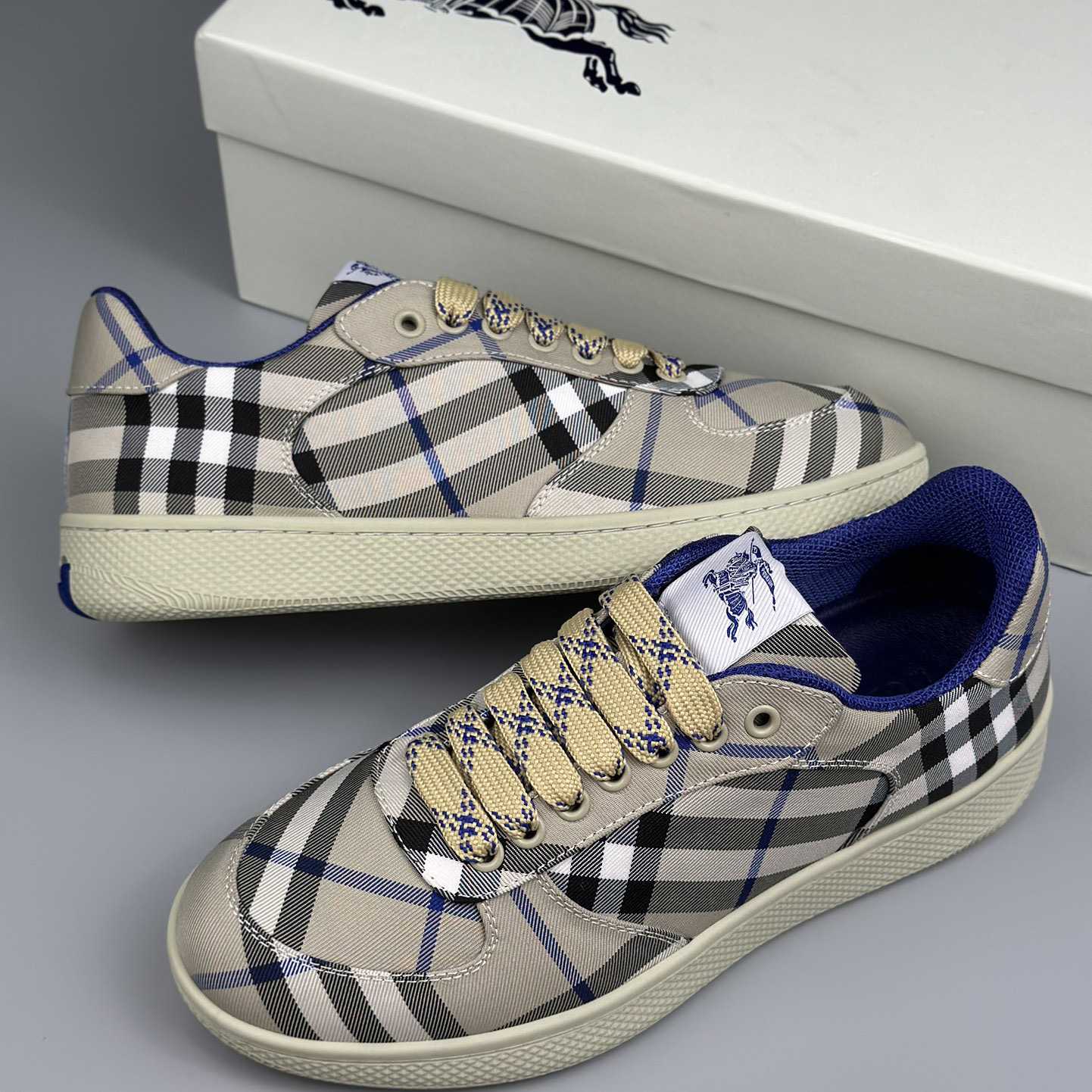 Burberry Check Terrace Sneakers - DesignerGu