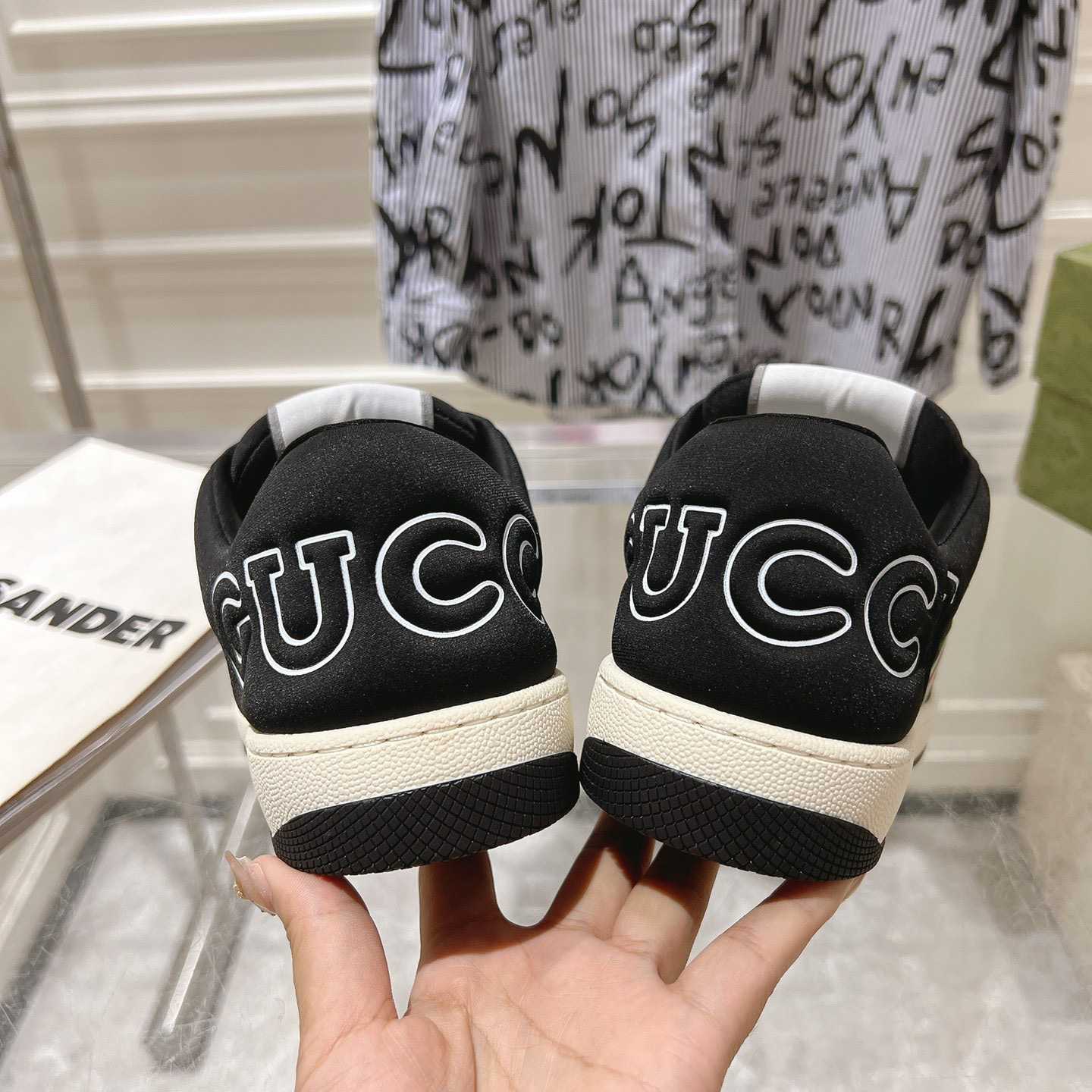 Gucci Screener Sneaker With Web - DesignerGu