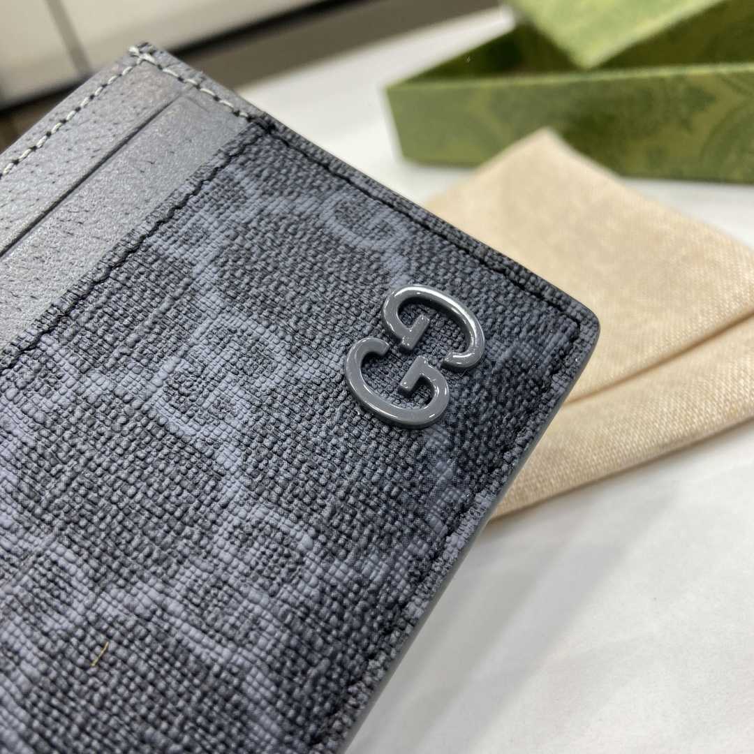 Gucci GG Card Case With GG Detail - DesignerGu