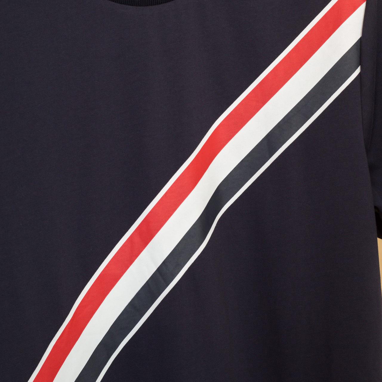 Thom Browne RWB Stripe T-Shirt   2107 - DesignerGu