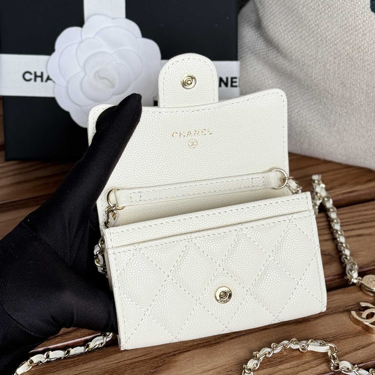 Chanel Wallet On Chain  (11 ×2 ×7.5cm) - DesignerGu