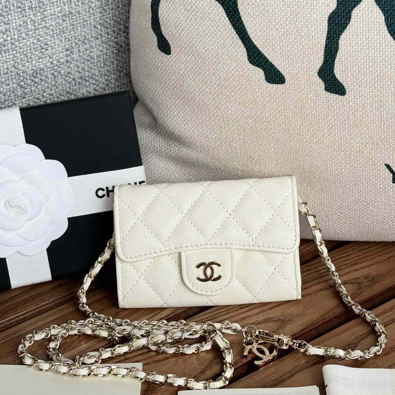 Chanel Wallet On Chain  (11 ×2 ×7.5cm) - DesignerGu