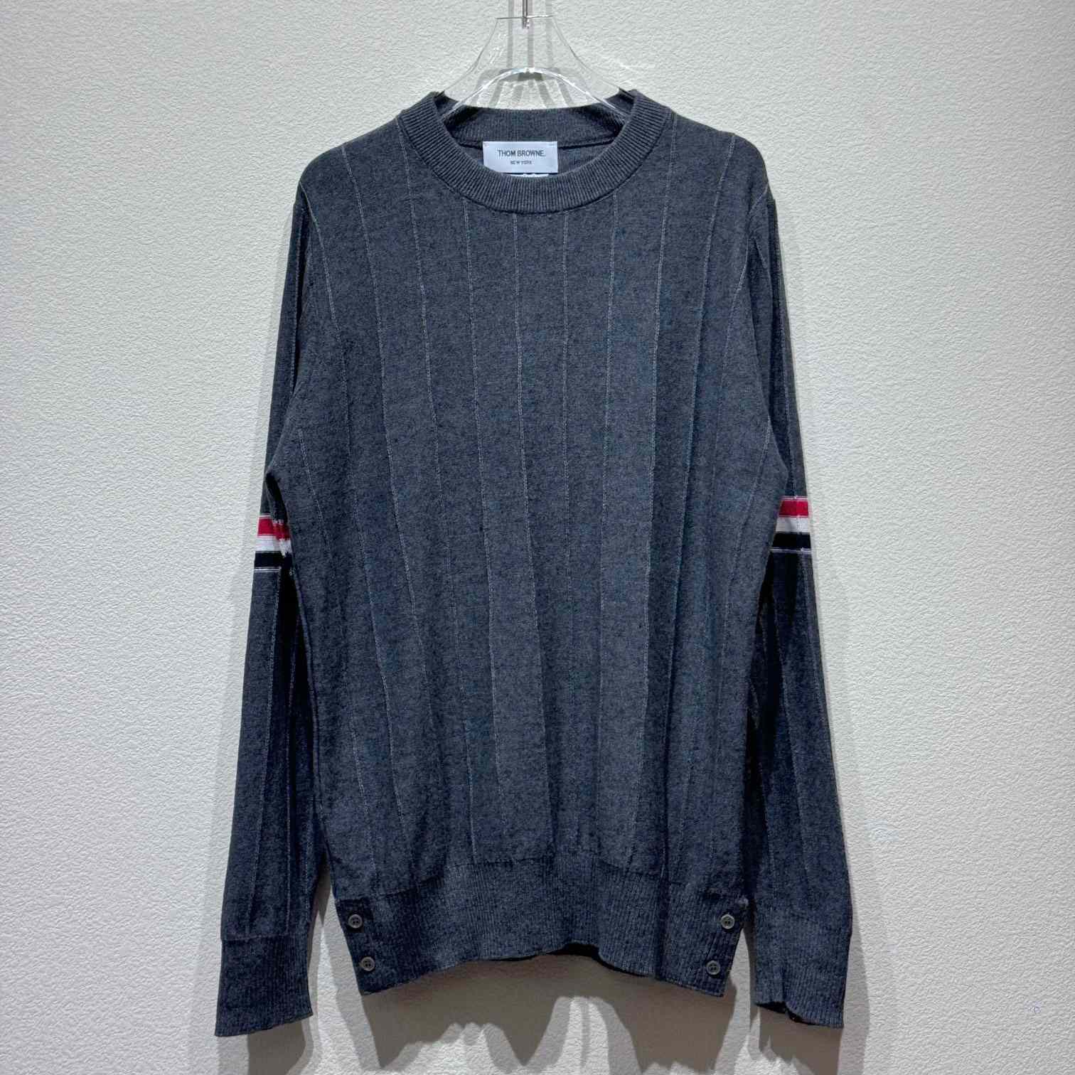 Thom Browne RWB-stripe Long-sleeve Jumper - DesignerGu