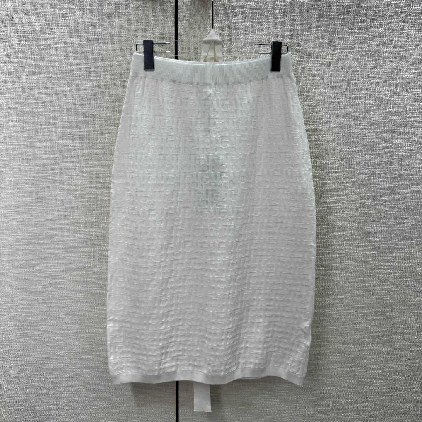 Fendi FF Jacquard Skirt - DesignerGu