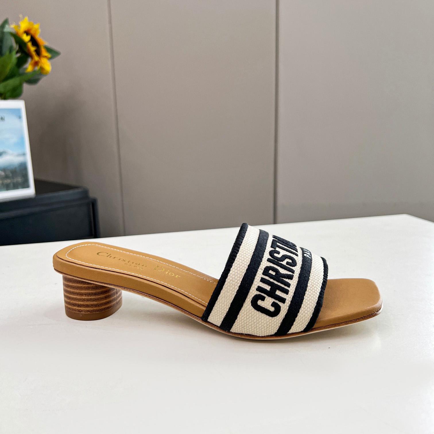 Dior Dioriviera Dway Heeled Slide - DesignerGu