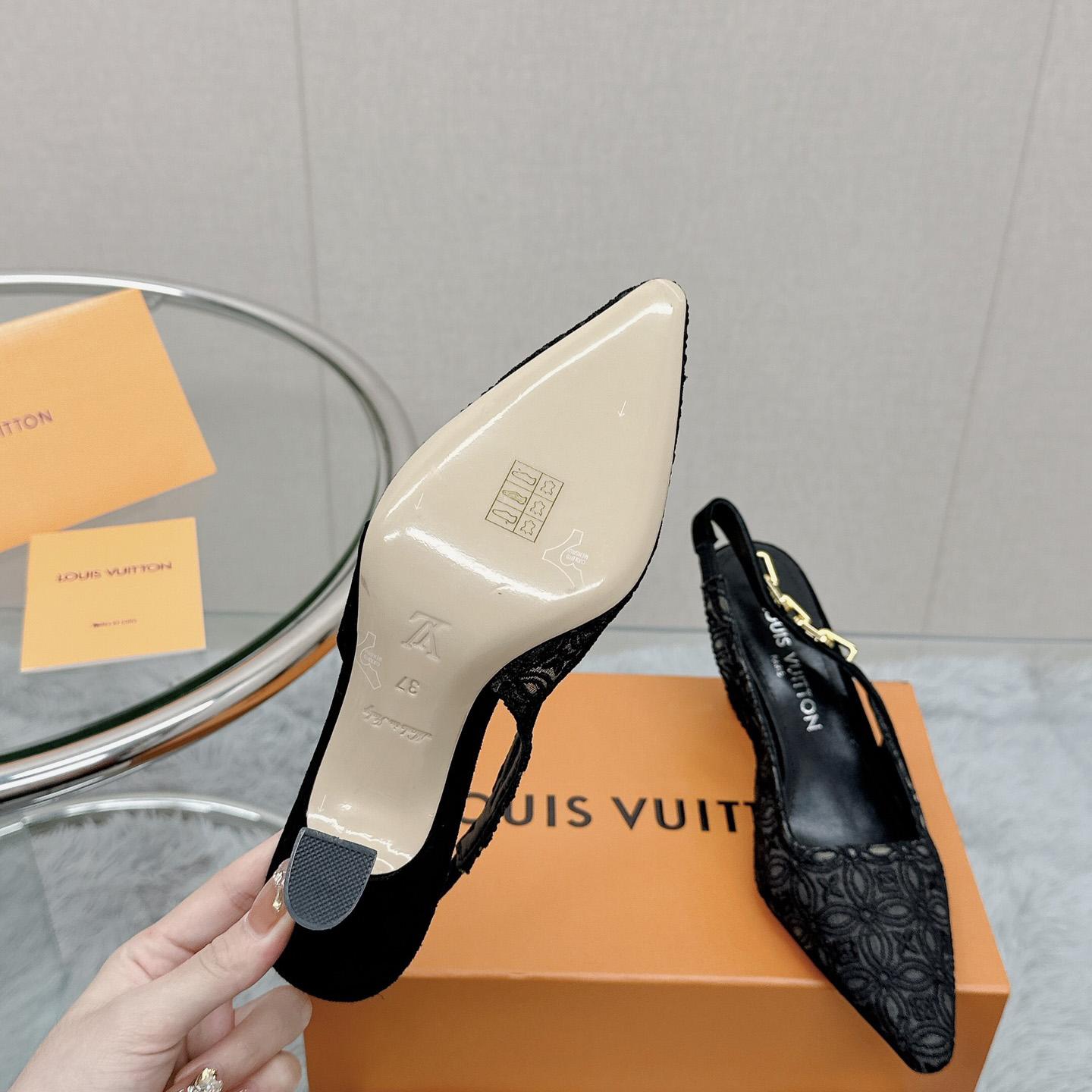 Louis Vuitton Sparkle Slingback Pump   1ACGZE - DesignerGu