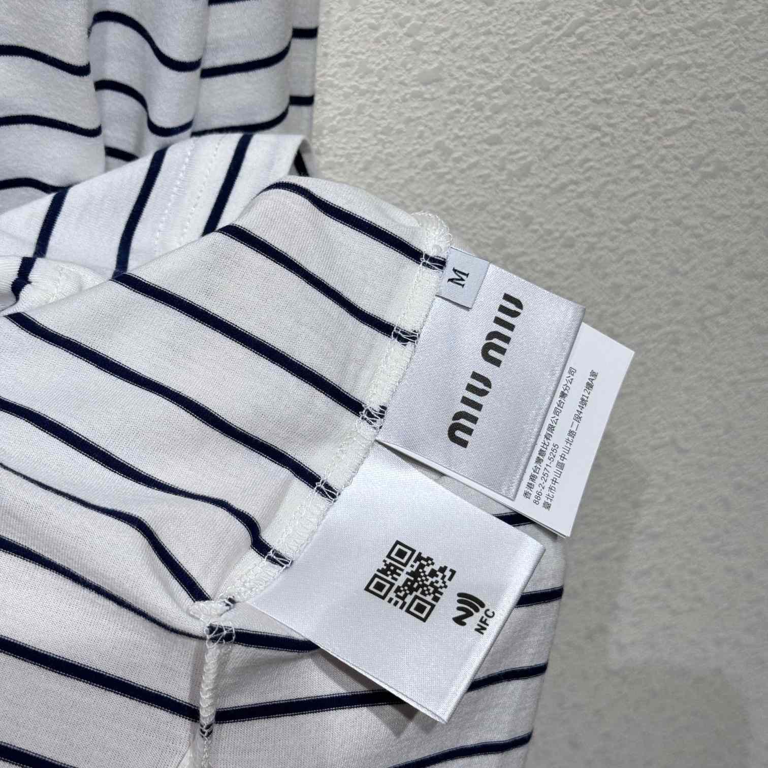 Miu Miu Striped Polo - DesignerGu