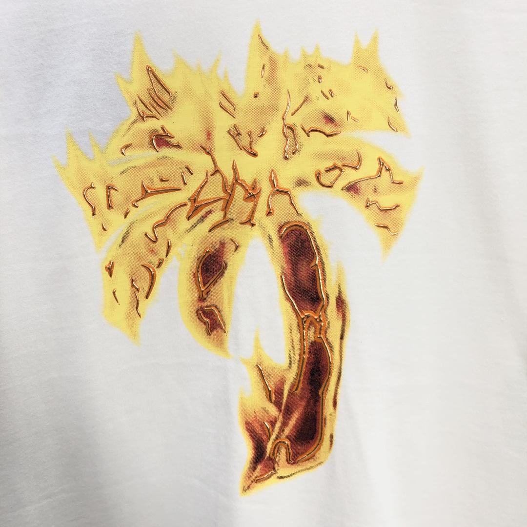 Palm Angels Burning Palm T-Shirt - DesignerGu