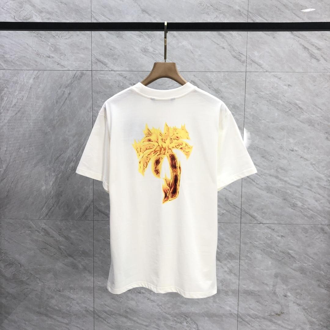 Palm Angels Burning Palm T-Shirt - DesignerGu