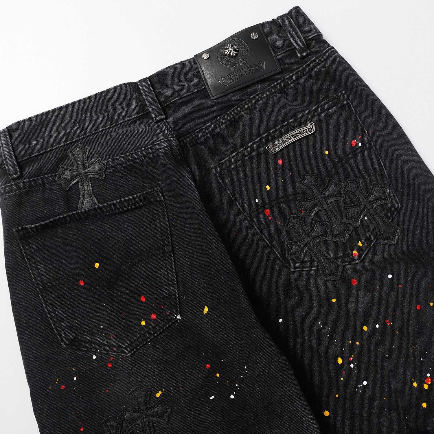 Chrome Hearts Cross Patch Denim Shorts - DesignerGu