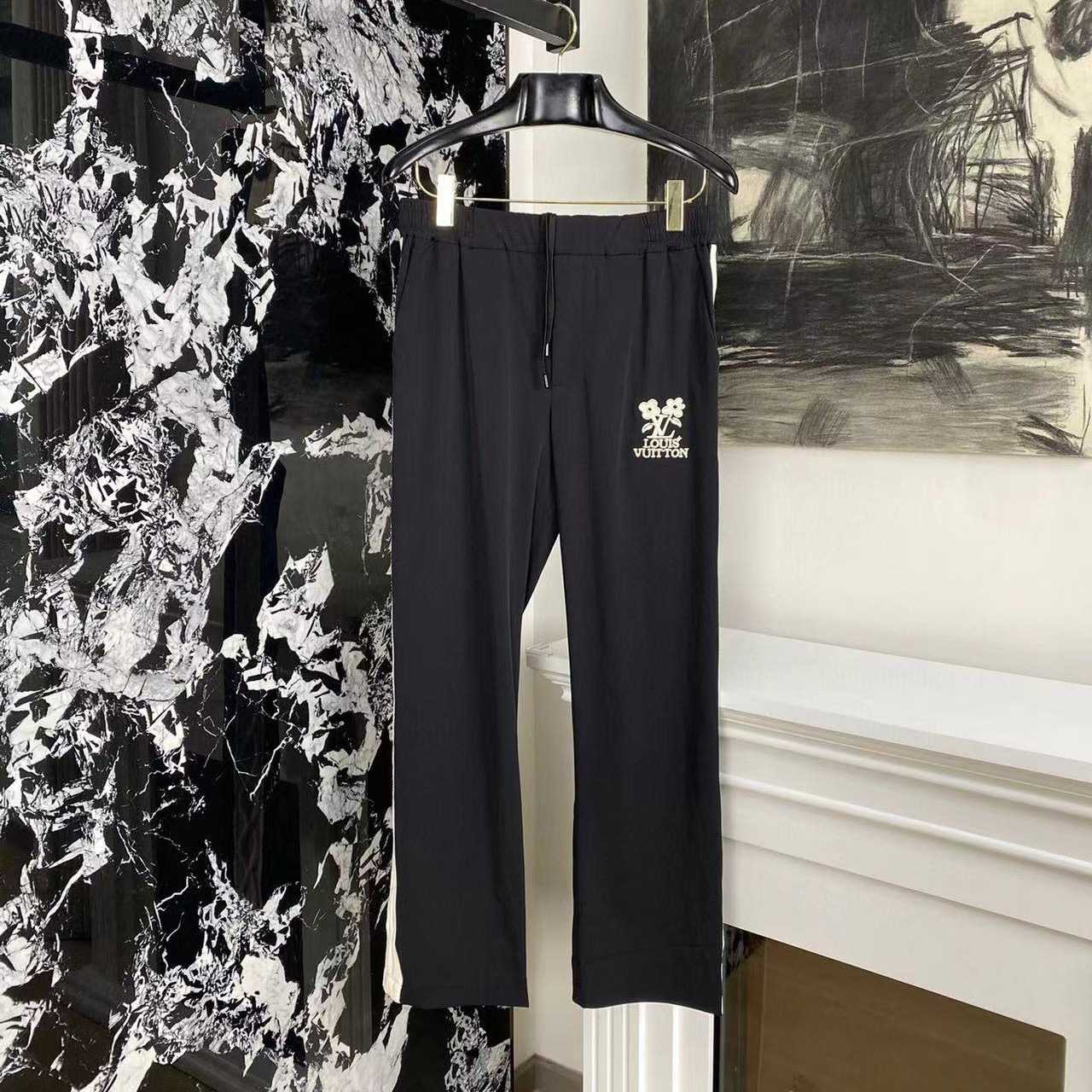 Louis Vuitton Embroidered Technical Track Pants  1AFRDR - DesignerGu