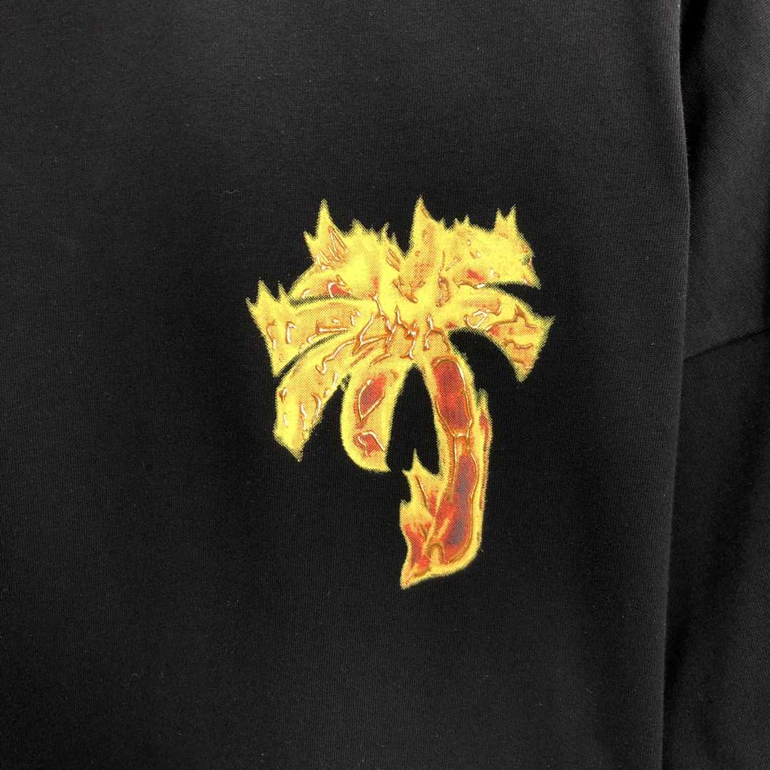 Palm Angels Burning Palm T-Shirt - DesignerGu