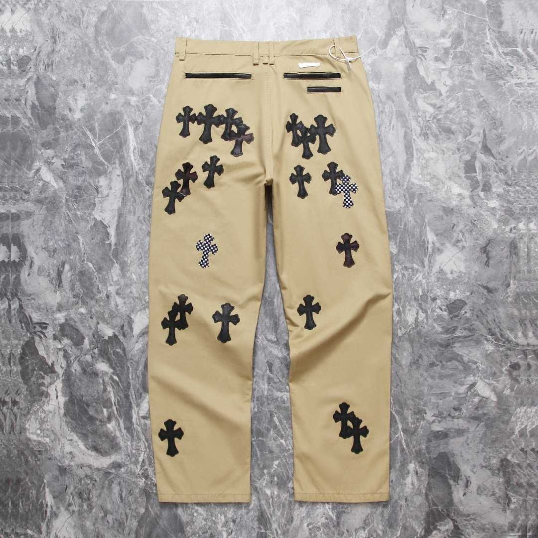 Chrome Heart Cross Patch Jeans - DesignerGu