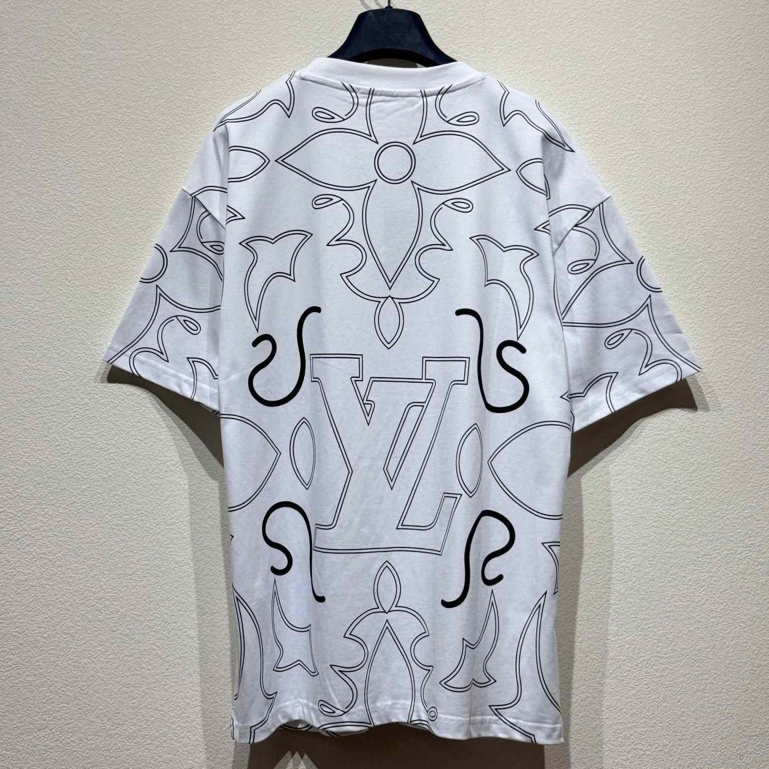 Louis Vuitton Embroidered Cotton T-Shirt    1AFWVM - DesignerGu