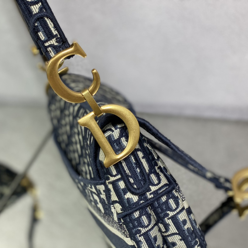 Dior Oblique Saddle Bag   25cm - DesignerGu