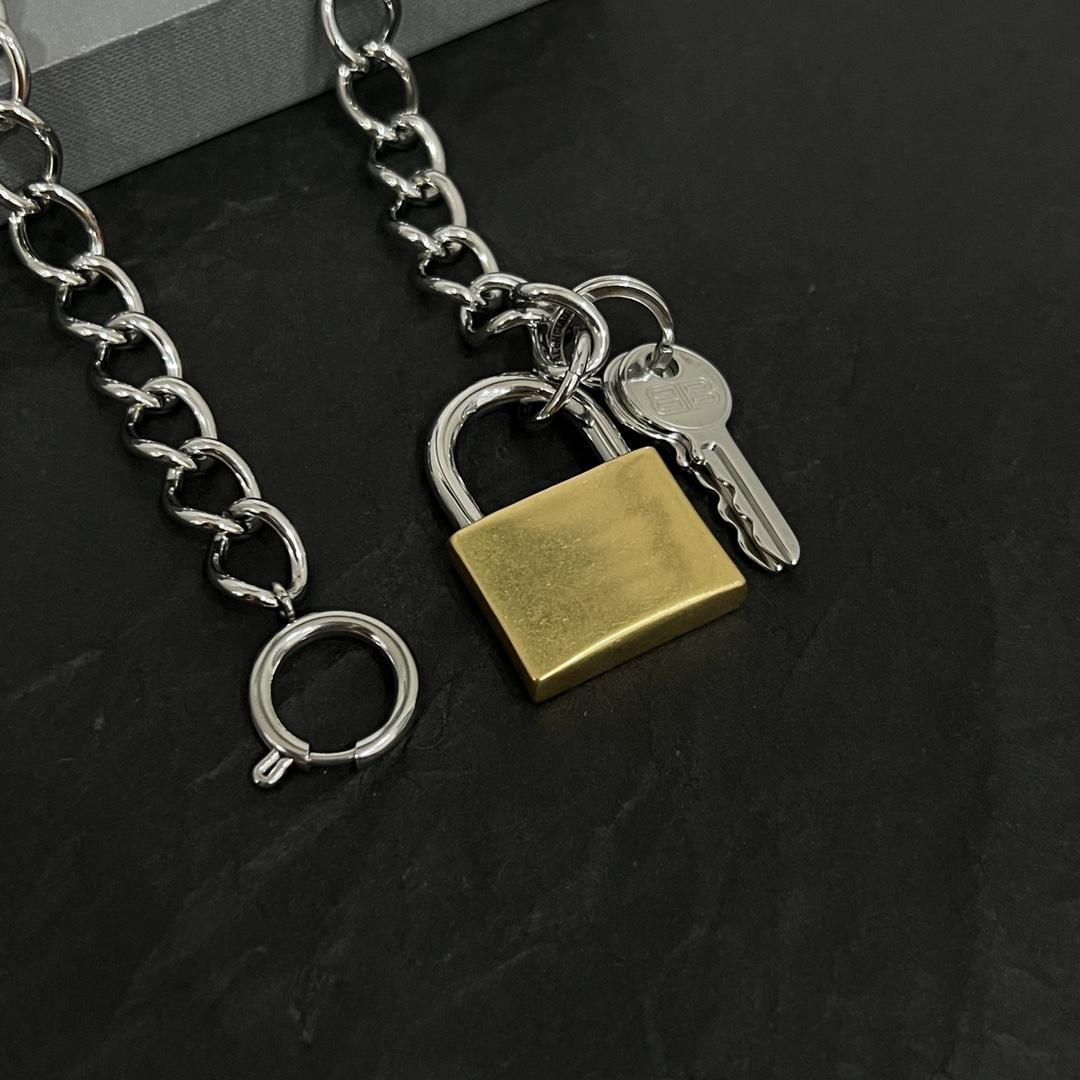 Balenciaga Locker Necklace  - DesignerGu