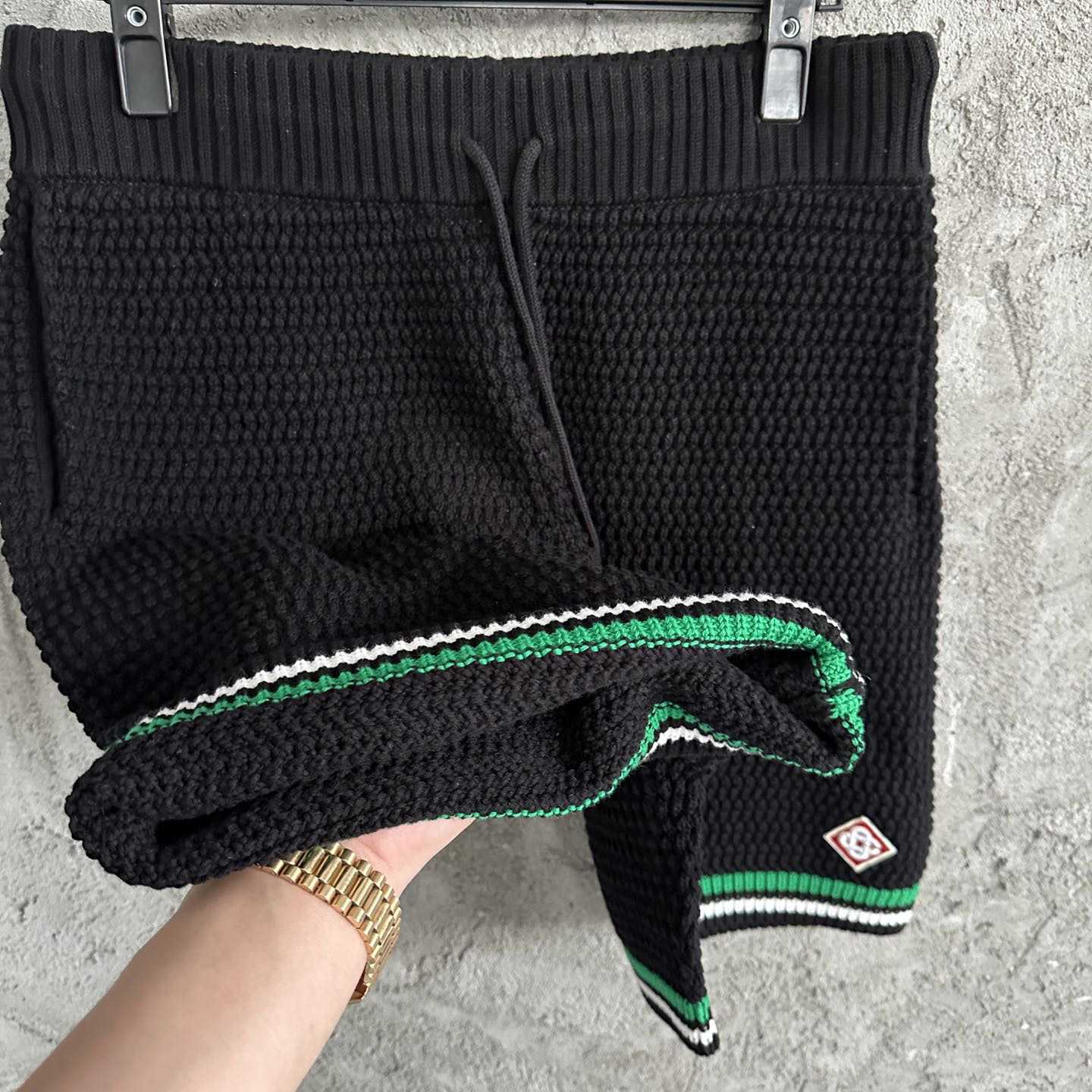 Casablanca Knit Cotton Tennis Shorts - DesignerGu