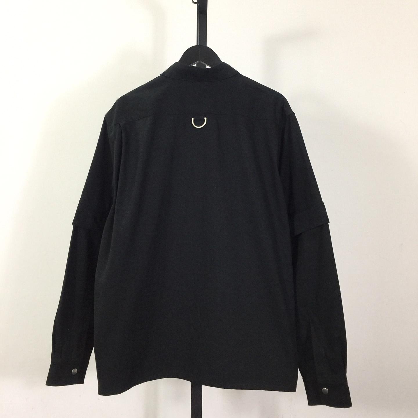 Givenchy Zip-up Cotton Shirt - DesignerGu