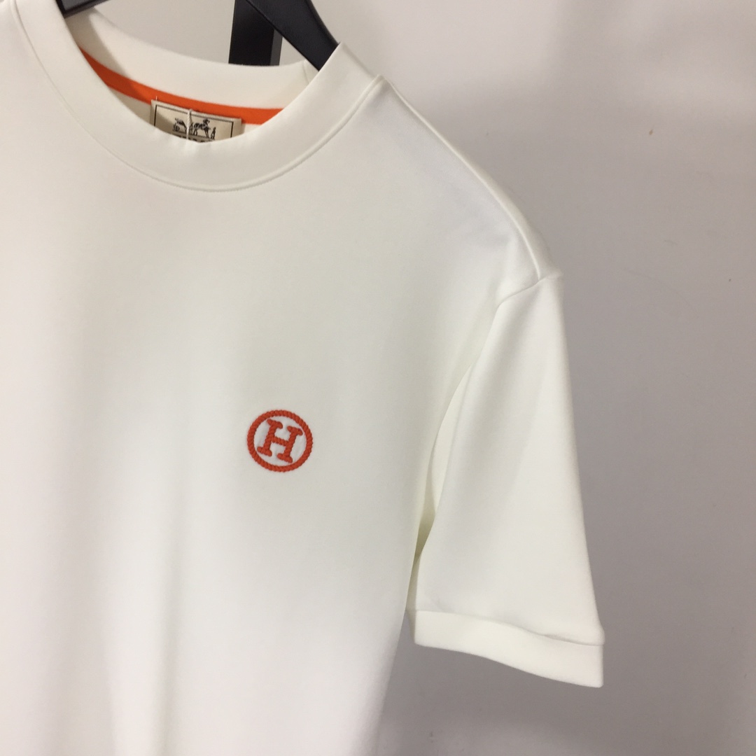 Hermes Cotton T-Shirt  - DesignerGu