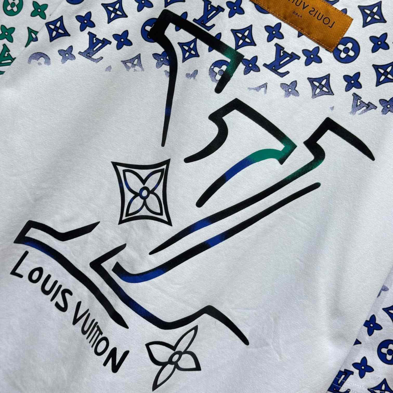 Louis Vuitton Monogram Cotton T-Shirt     - DesignerGu