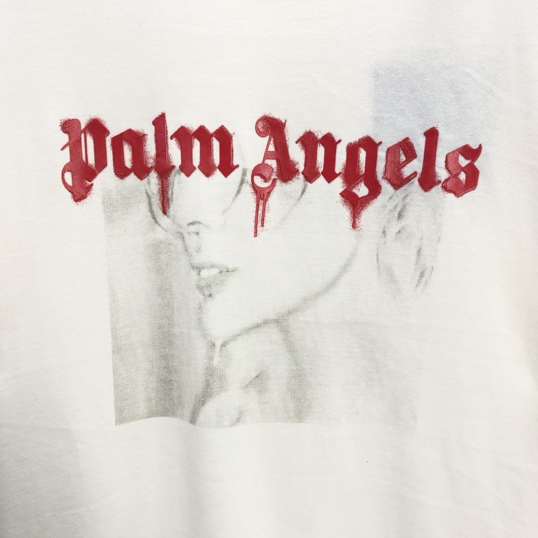 Palm Angels Portrait Pencil T-Shirt  - DesignerGu