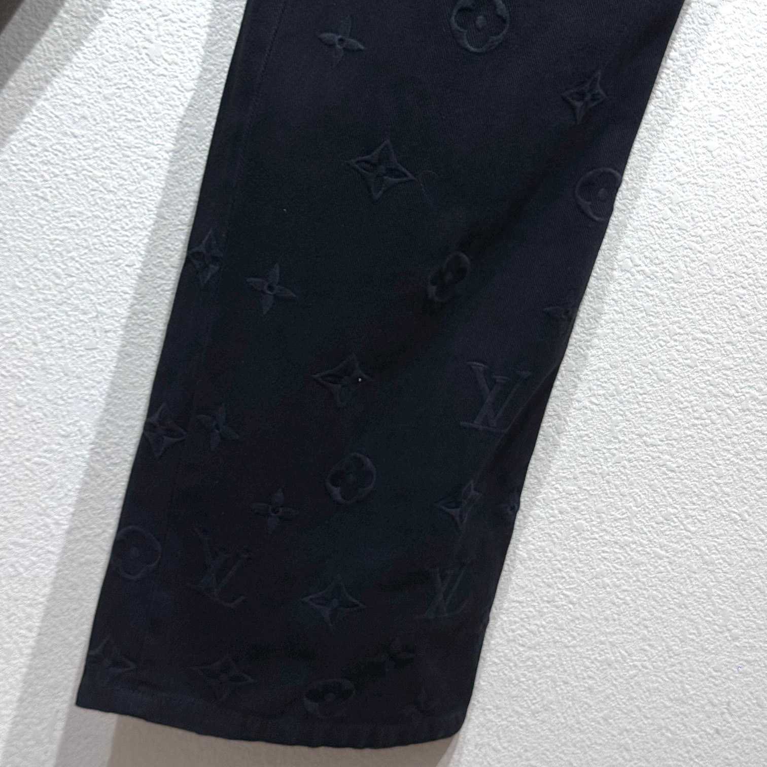 Louis Vuitton Embroidered Denim Pants    - DesignerGu