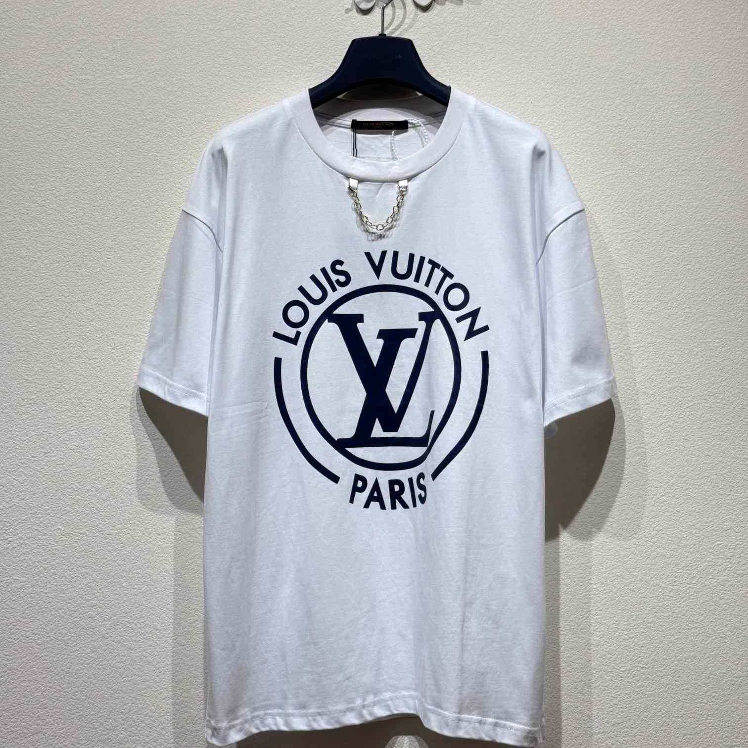 Louis Vuitton Flocked LV T-Shirt - DesignerGu