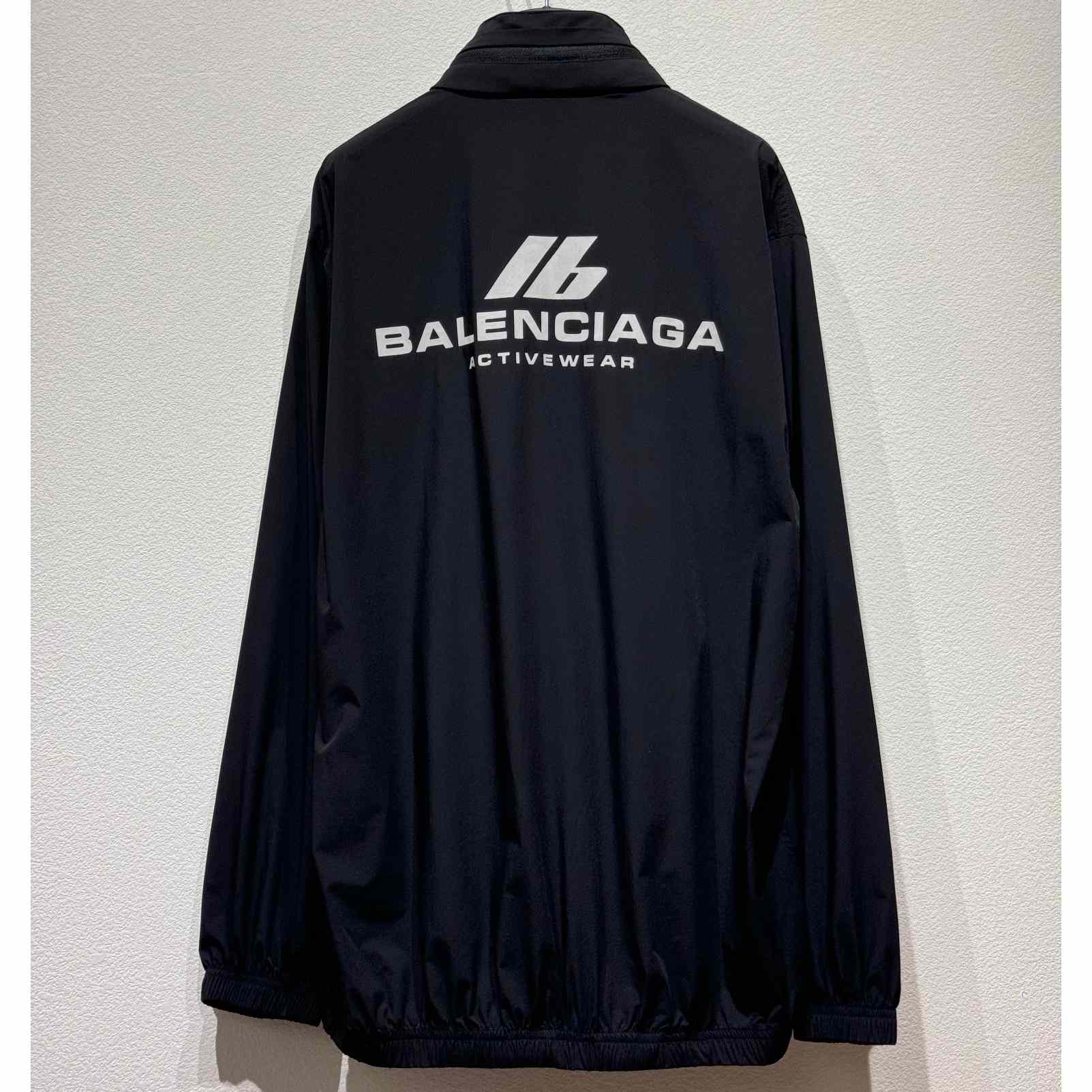 Balenciaga Activewear Windbreaker In Black - DesignerGu