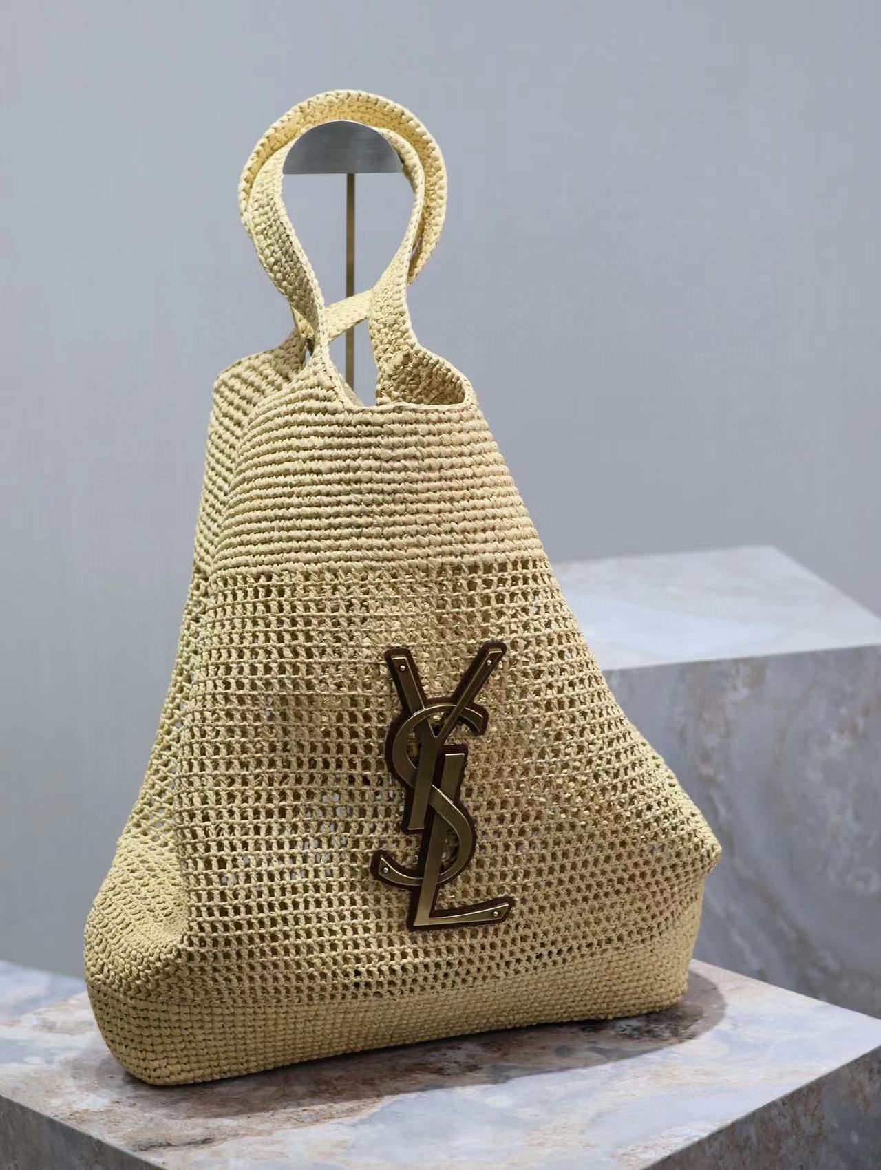 Saint Laurent Icare In Raffia - DesignerGu